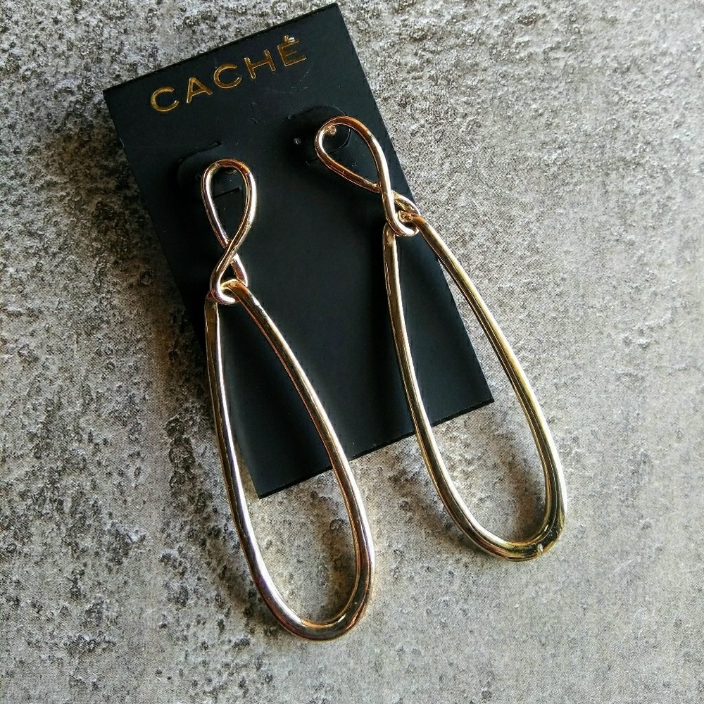 Cache Gold Tone Earrings